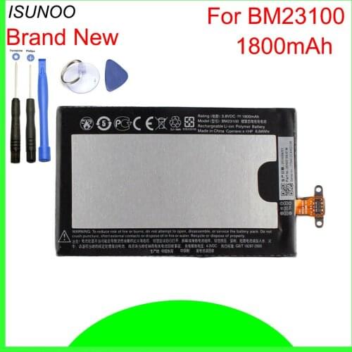 ISUNOO 1800mAh BM23100 Battery For HTC 8X C625e LTE C620e C620t C620d Accord Phone Rechargeable Batteria With Repair Tools