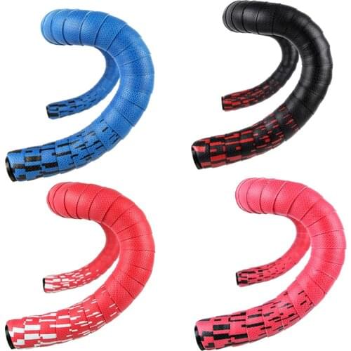 Mtb Road Bicycle Handlebar Tape Handlebar Band Dead Fly Bicycle Bend Tape Bandage Meteor Gradient Color Comfortable Breathable