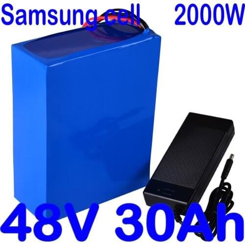 48V lithium electric bicycle battery 48V 30Ah ebike battery 1000W 1500W 2000W 48v 30ah electric scooter battery+5A charger