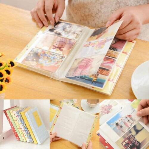 84Pockets Mini Photo Album Storage Box Household Friends Savings Memory Souvenir