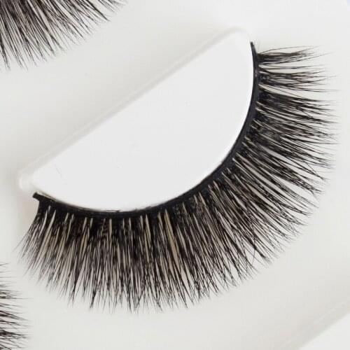 New 3 pairs mink eyelashes natural eyelashes 3D cross mink lashes makeup thick fake eyelash extension beauty tools wholesale 111