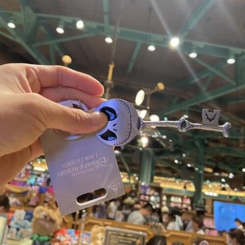 New style Shanghai Disney Halloween Keychain Metal Keyring Dream Travels Pendant Souvenir KeychainAG2588