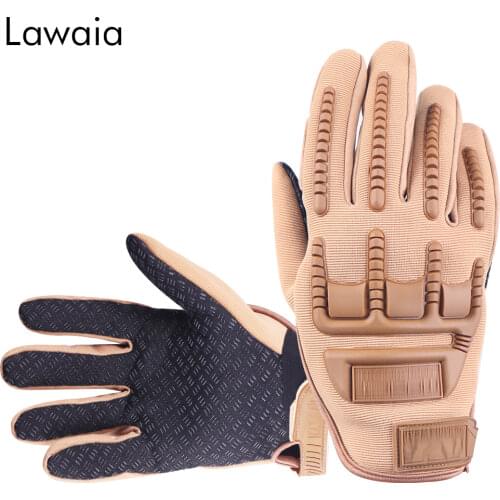 Beige Full Finger Tactical Glove Military Glove Airsoft Protective Glove Wear-resistant Work Glove For Men Women