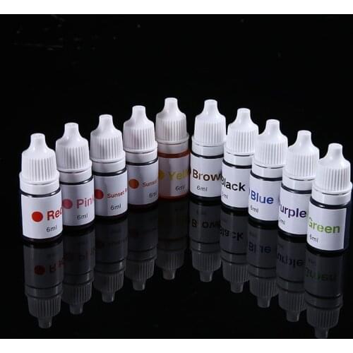 Soap Pigment Dyes DIY Manual Soap Colorant Tool Kit For Soap Making Finger Painting Liquid Coloring Colour 6ml