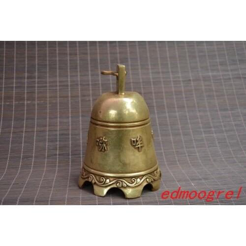 Rare Antique Tibet Lama Temple copper Clock,Hand-carving crafts,Collection&Adornment,Free shipping