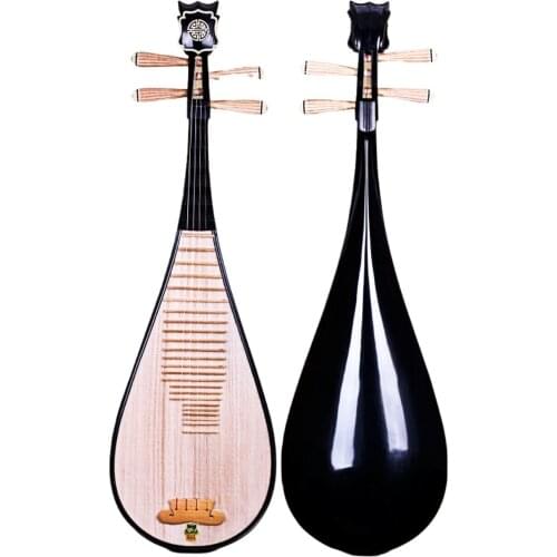 Dunhuang Color wood Pipa Stringed Instrument for Beginners, Professional Performance, Grade Test
