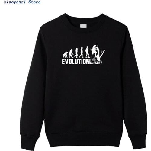 Winter autumn sweatshirts Fashion Hot EVOLUTION TREE SURGERY ARBORIST Tree Surgeon Dad Husband Bro Funny Gift Birthday pullovers
