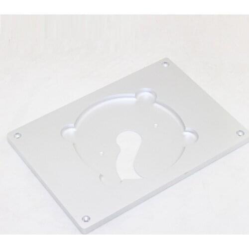Aluminum CDM4 DIY Tray Movement Tray Top Push Cover Tray 230*160mm