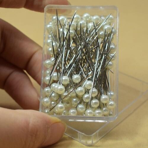 100PCS Round Pearl Head Head Pins DIY Quilting Tool Needles Sewing Accessories Sewing Patchwork Dressmaking Pin