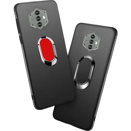 For Blackview BV6600 Case Metal Ring Holder Magnetic Silicone Phone Case On For Blackview BV6600 Pro