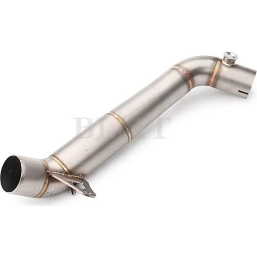 For -HONDA CBR1000 Exhaust Motorcycle Pipe Mid Link Motocross Stainless Steel cbr1000rr 04-07 2008-2016 year
