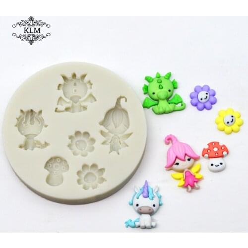 KLM Epoxy Mould DIY Cake Decoration Accessories Tool Chocolate Pastry Tool Fudge Tool Liquid Silicone Clay Tool
