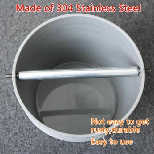 1 Pcs Stainless Steel Rat Mousetrap Mice Killer Trap Log Grasp Bucket Catcher Spinning Roller High Quality Reusable Pest Control