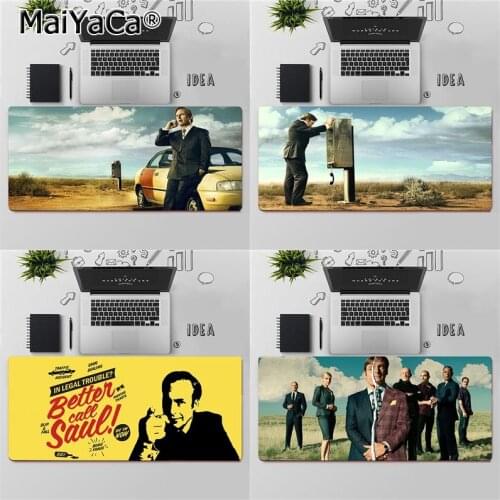 MaiYaCa Top Quality Better Call Saul Office Mice Gamer Soft Mouse Pad Free Shipping Large Mouse Pad Keyboards Mat