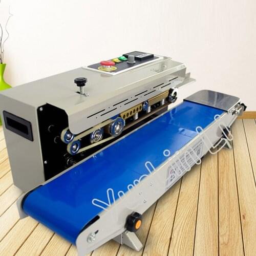 Continuous Film Sealing Machine Plastic Bag Sealer Band Packer Horizontal Heating Sealing Packing Machine
