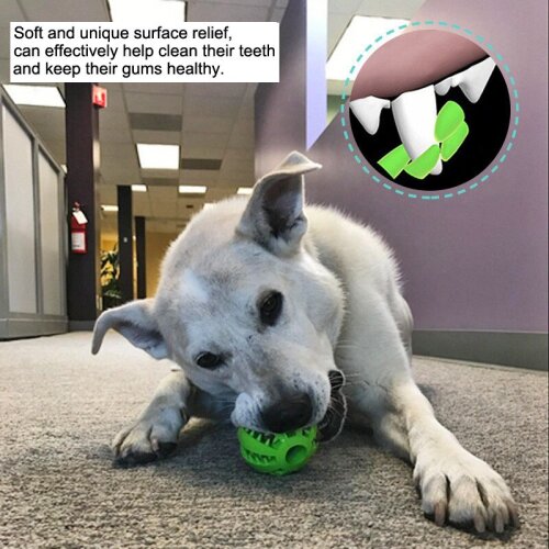 Natural Rubber Dental Rugby Ball Toy For Dog Health Care