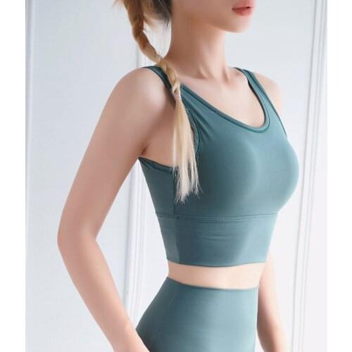 New Arrival Sports Bras Woman Yoga Top Push Up Bra Quick Dry Fitness Tops Soft And Breathe Outdoor Sportswear Tank Top 4.9