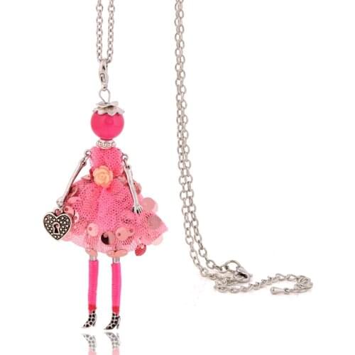 New arrival fashion necklaces pendants cute girl necklace women jewelry hot sale charms long chains lady big