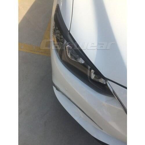 Fit for Mazda 6 ATENZA 14-16 Knight Sports section Carbon fiber light eyebrow