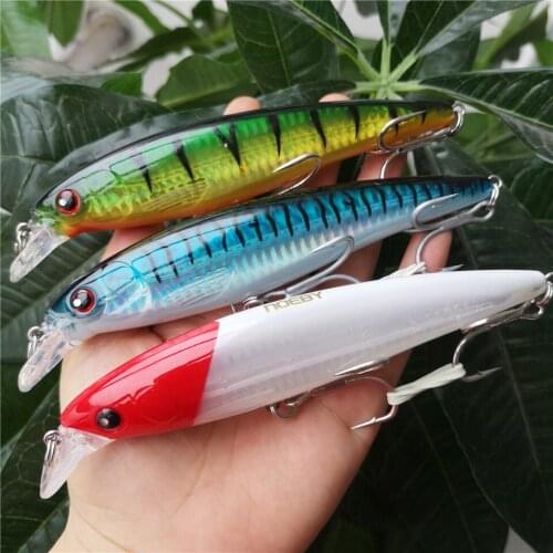 NOEBY Wobblers Minnow Fishing Lures 140mm 39g Floating Artificial Hard Baits for Pike Casting Trolling Fishing Lure