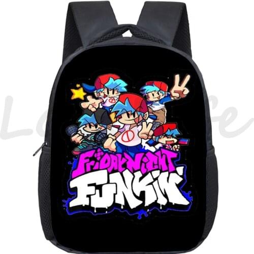 Friday Night Funkin Backpack Toddler Kindergarten Bag Children Cartoon Knapsack Baby kids Rucksack Boys Girls Mini Bookbags gift