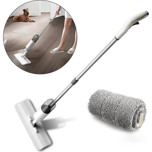 Cleaning Mop 360 Degree Rotating Wooden Floor Cleaning Mop Household Flat Mop Lazy Mopping Free Hand Twist Floor Cleaning Mop
