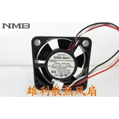 Original For NMB 1204KL-04W-B59 3010 30mm 3cm DC 12V 0.12A Cooling Fan