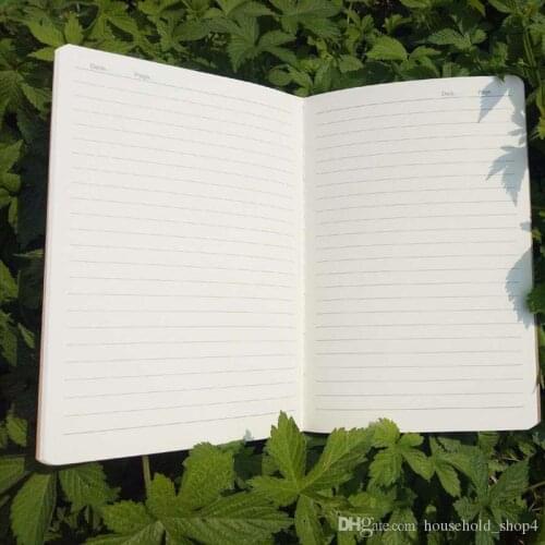 Vintage brown paper diaries Notepad travel Kraft notebooks simple pure color notebooks 60 sheets for students school office supp