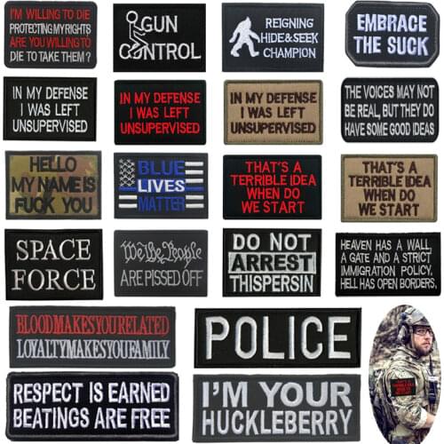 Embroidered Badges Hook Patches Clothes Accessories Armbands Sewings Appliques Patch