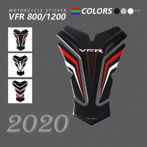 3D Carbon-look Motorcycle Oil gas Fuel Tank Pad decal Protector Sticker For Honda VFR 800 800F 800X 1200 1200F 1200X 400