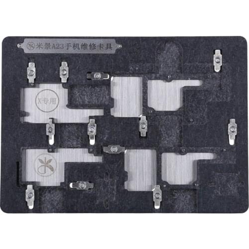 Logic Board Clamps PCB Holder Jig Fixture for iPhone X Motherboard CPU IC Chip Phone Repair Tools Outillage