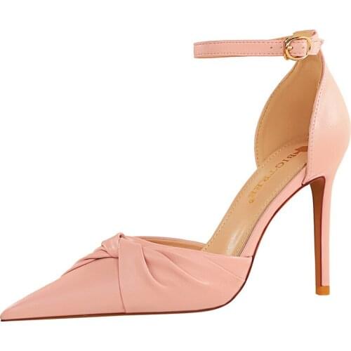 Womens High Heels Shoes Women Sexy Pointed Toe Pumps Design Ladies Shoes New Arrival 3329-1