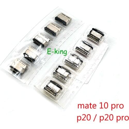 10PCS For Huawei P20 / P20 Pro / Mate 10 Pro Micro Usb Charging Connector Plug Dock Socket Port