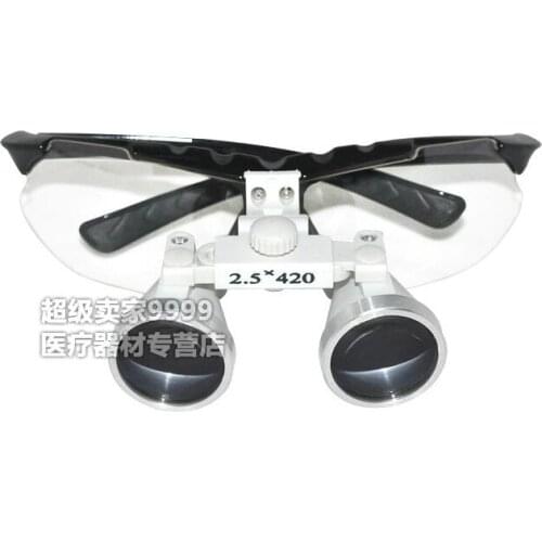 2.5X 420mm Loupes Binocular Galileo Magnifiers Lens Glasses for Dental/ Surgical, New in Box
