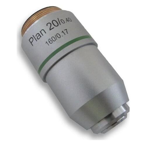 20X Plan Achromatic Lens Microscope objective Lens for Compound Microscope Optical lens Microscope Accessory & Part Free P&P