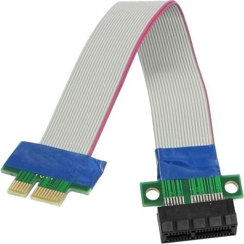 Alfais 4651 Pci-e Express 1x Male To Female Riser Extension Cable