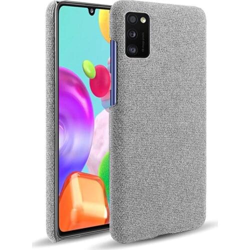 Anti-slip Ultra Thin Fabric Cloth Case For Samsung Galaxy A41 Phone Bag Fitted Cover For Samsung A41 GalaxyA41 A 41 A415 SM-A415