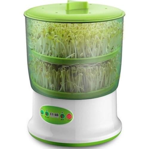 Hot Sale Home Intelligence Bean Sprouts Machine Upgrade Large Capacity Auto Thermostat Green Seed Grow Bean Sprout Machine HA122