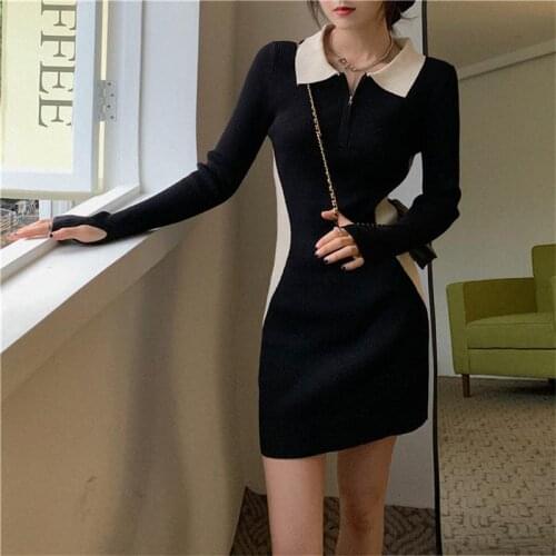 JEYONGZOO Fashionable Knitted Dresses