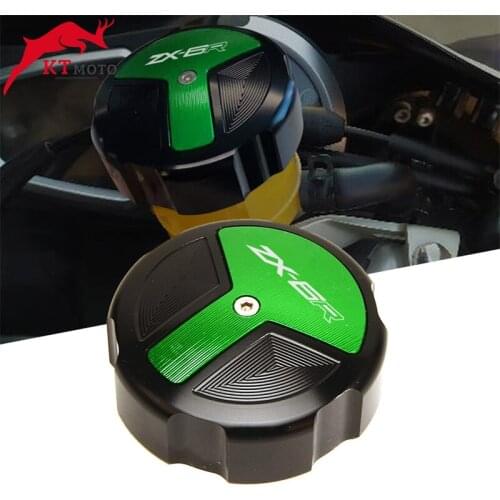 Front Brake Fluid Cap Master Cylinder Reservoir Cover For KAWASAKI NINJA ZX6R ZX-6R ZX636 2018-2022 2021 Motorcycle Accessories