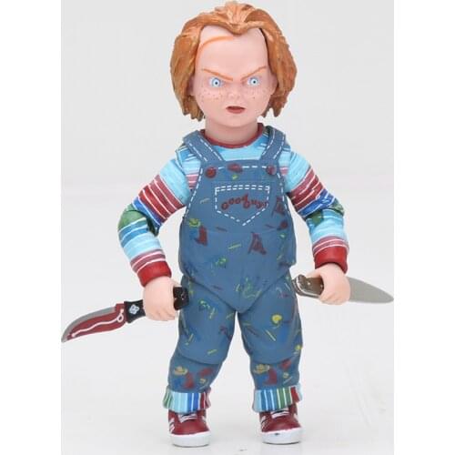 NECA Chucky Doll Childs Play CHUCKY Horror Doll PVC Figure Collectible Model Toy 12cm-16cm
