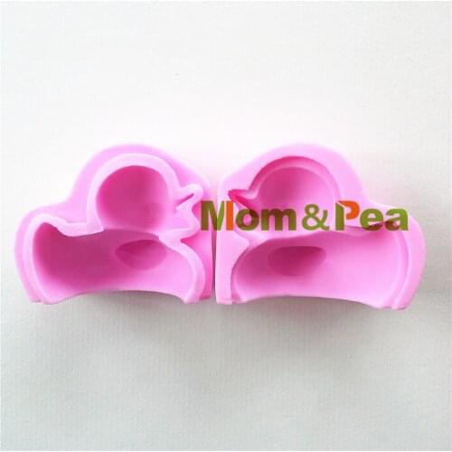 Mom&Pea 0856 Free Shipping 3d Duck Shaped Silicone Mold Cake Decoration Fondant Cake 3D Mold Food Grade