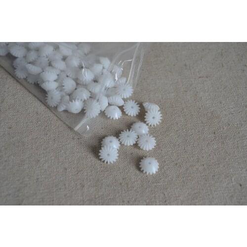 Wholesale DIY 100PCS 0.5 Modulus 16T 2mm Aperture Plastic Spindle Bevel Gear Allotype Gears For RC Motor Axle Model-Making