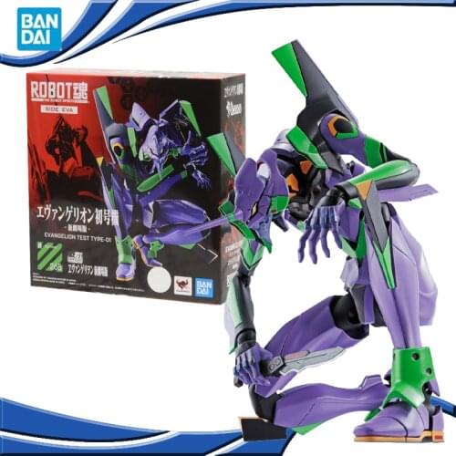 Original BANDAI EVA 01 Night Ver. Anime Evangelion Assembled Robot Model Kids Action Figure Toys Halloween Christmas Gift 7627