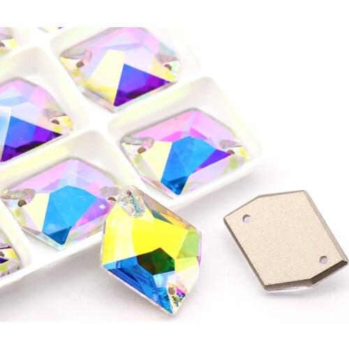 Flatback Sew on Rhinestones Glass Strass Crystal K9 Glass Rhinestones Sew on Clothes Decoration Sticker Rhinestones