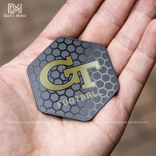 Hollow stainless steel card metal membership card stainless steel business card metal tag design black gold card