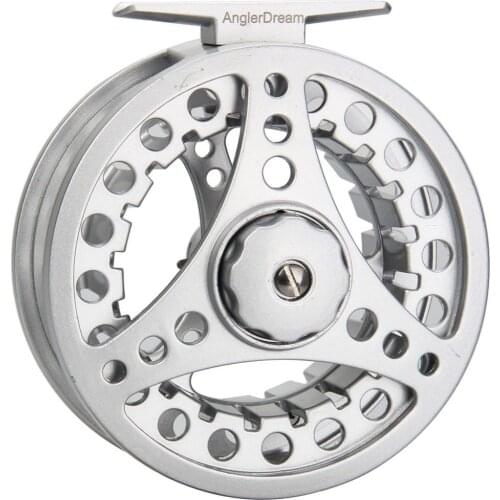 ANGLER DREAM Fly Fishing Reel ALC 1/2/3/4/5/6/7/8 WT Aluminum Alloy Large Arbor Smooth Spare Spool Fly Fishing Reel
