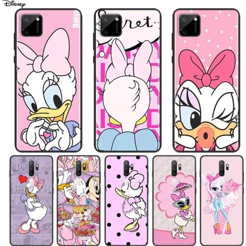 Silicone Cover Disney Daisy Duck For OPPO A5 A9 A7 A11X A1K A12 A12E A31 A32 A53 A53S A72 A73 A93 AX7 Pro Phone Case
