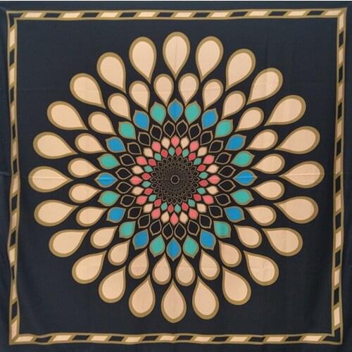 Print Scarves Sunscreen Shawl Womens Large Square Scarf in Spring and Summer 130*130cm