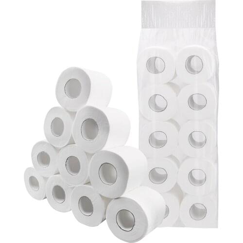 Toilet Roll Paper 3 Layers Home Bath Kitchen Tissue Roll Wood Pulp 10 Rolls/Lot Skin-friendly Toilet Paper
